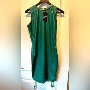 New Faux Leather Dress